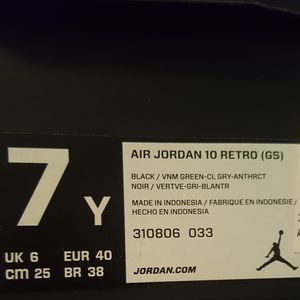 Jordan 10 retro venom